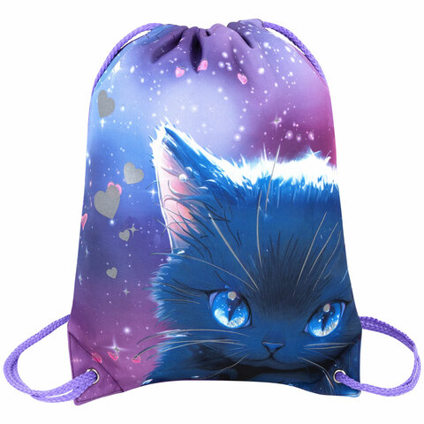 Мешок для обуви BRAUBERG PREMIUM ″Anime cat″ Мешок для обуви BRAUBERG PREMIUM ″Anime cat″