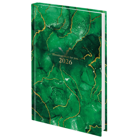 Ежедневник датированный STAFF, ″Green Marble″ Ежедневник датированный STAFF, ″Green Marble″