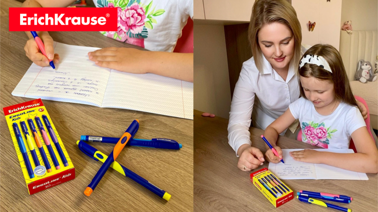 Елена Аньшина выбирает ручку ErichKrause® ErgoLine® Kids Елена Аньшина выбирает ручку ErichKrause® ErgoLine® Kids