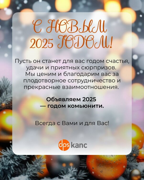 C Новым 2025 годом! C Новым 2025 годом!