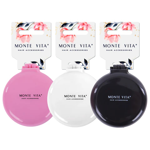 Расческа для волос массажная с зеркалом MONTE VITA Расческа для волос массажная с зеркалом MONTE VITA