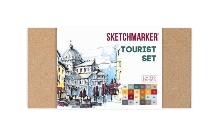 ����� ��������� �������� SKETCHMARKER TOURIST SET �������������� (24 �����)