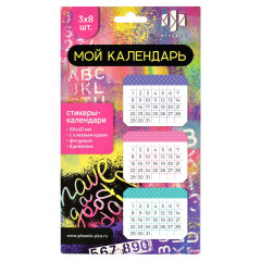 Стикеры-календари бумажные, размер 50x40 мм, ФЕНИКС+ Стикеры-календари бумажные, размер 50x40 мм, ФЕНИКС+