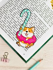 Закладка для книг фигурная размер 67х120 мм, 1 шт, ФЕНИКС+ Закладка для книг фигурная размер 67х120 мм, 1 шт, ФЕНИКС+