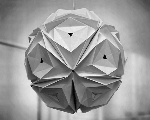 Креативные светильники-оригами Folded Light от Jiangmei Wu Креативные светильники-оригами Folded Light от Jiangmei Wu