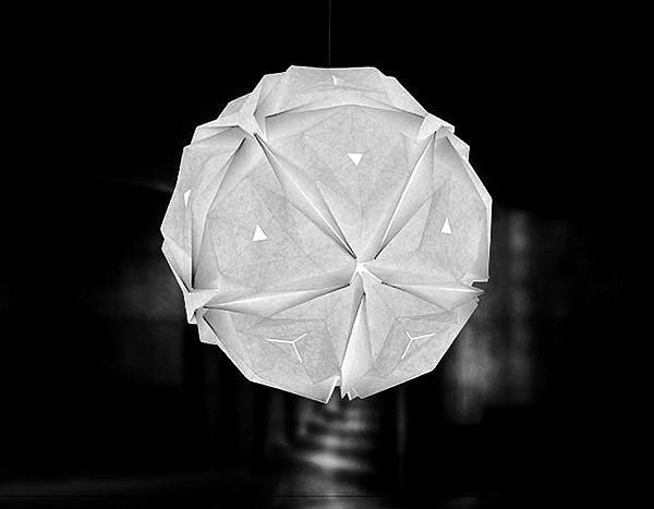 Креативные светильники-оригами Folded Light от Jiangmei Wu Креативные светильники-оригами Folded Light от Jiangmei Wu