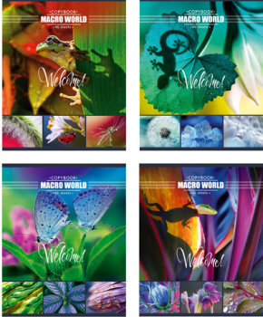 Тетрадь общая ″Macro World″: целый мир в капле росы Тетрадь общая ″Macro World″: целый мир в капле росы
