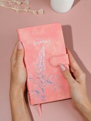 Ежедневник недатированный ESCALADA, формат А6+, 120 л., твёрдый переплёт, искусственная кожа ″Тиволи″, тиснение фольгой