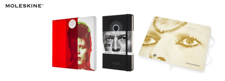 Наследие легенды: новые блокноты Moleskine DAVID BOWIE Наследие легенды: новые блокноты Moleskine DAVID BOWIE