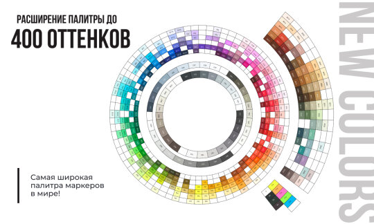 11 новых оттенков и самая широкая палитра в мире! 11 новых оттенков и самая широкая палитра в мире!