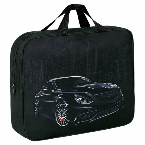 Папка на молнии с ручками BRAUBERG ″City car″ Папка на молнии с ручками BRAUBERG ″City car″