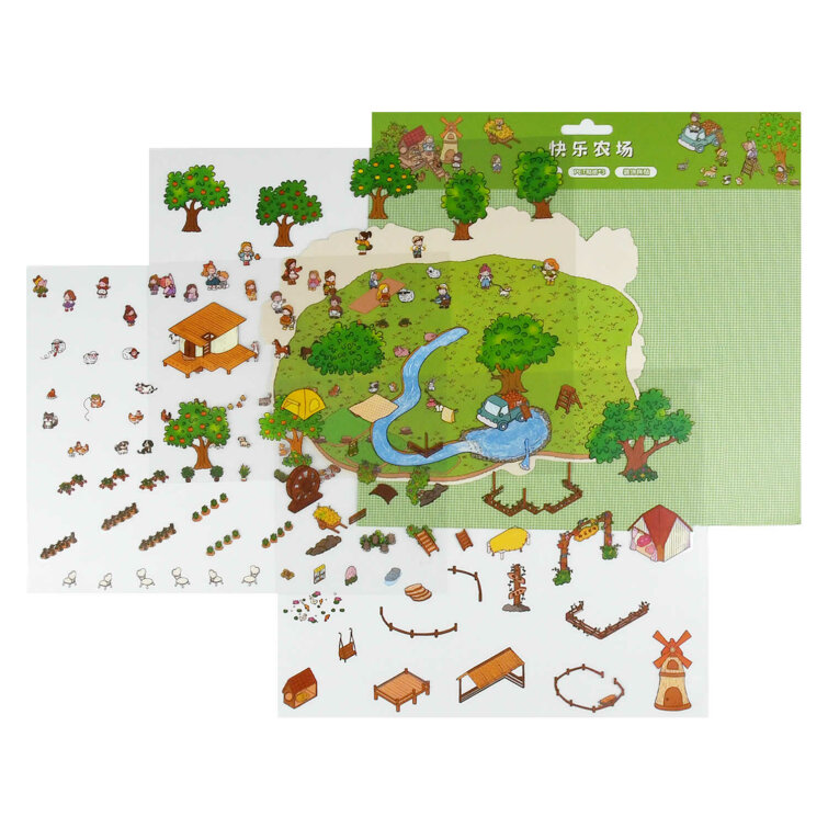 Наклейки-румбокс д/создания миниатюрных сцен: наклейки (3 л.), поле д/наклеивания (1 л.), пинцет металлический в наборе, размер листа 264х211 мм, кол-во наклеек 200+, полноцветная печать Наклейки-румбокс д/создания миниатюрных сцен: наклейки (3 л.), поле д/наклеивания (1 л.), пинцет металлический в наборе, размер листа 264х211 мм, кол-во наклеек 200+, полноцветная печать