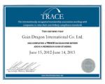 Gain Dragon Int., Ltd.     TRACE