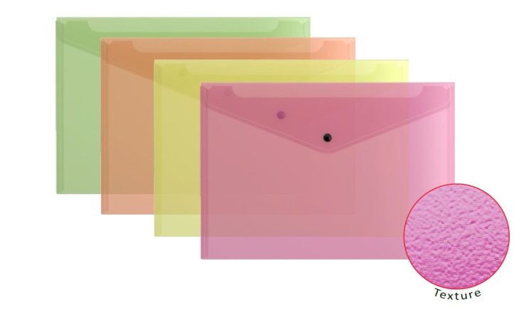 Папка-конверт на кнопке FIZZY NEON ENVELOPE (А4) Папка-конверт на кнопке FIZZY NEON ENVELOPE (А4)