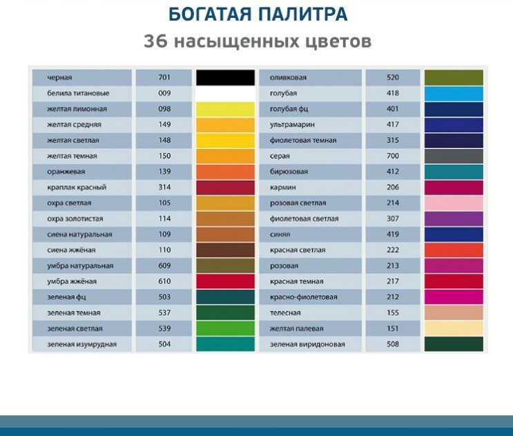 ГАММА: художественный акрил «Студия» в тубах ГАММА: художественный акрил «Студия» в тубах