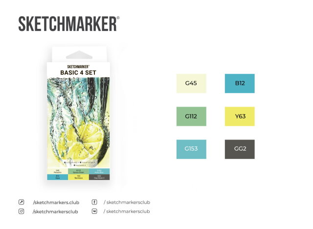 ����� �������� SKETCHMARKER ′Basic 4′