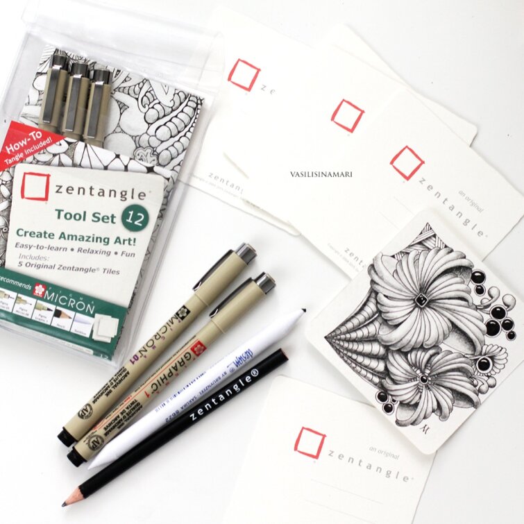 ����� ������ Sakura Zentangle Tool Set 12 �� ����� �����������
