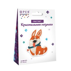 Кристальная мозаика «Корги-озорник» от ТМ ФРЕЯ Кристальная мозаика «Корги-озорник» от ТМ ФРЕЯ
