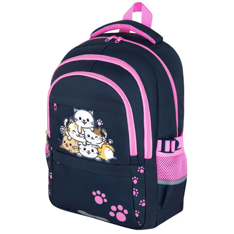 Рюкзак BRAUBERG VIBE ″Cat meeting″ Рюкзак BRAUBERG VIBE ″Cat meeting″