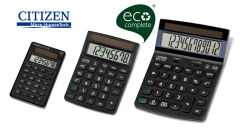 Eco Complete - экологичная линейка калькуляторов от CITIZEN.