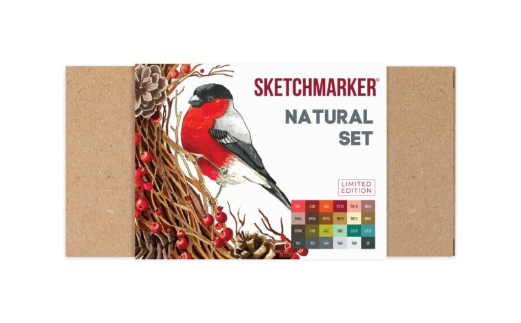 ����� �������� SKETCHMARKER NATURAL SET �������������� (24 �����)