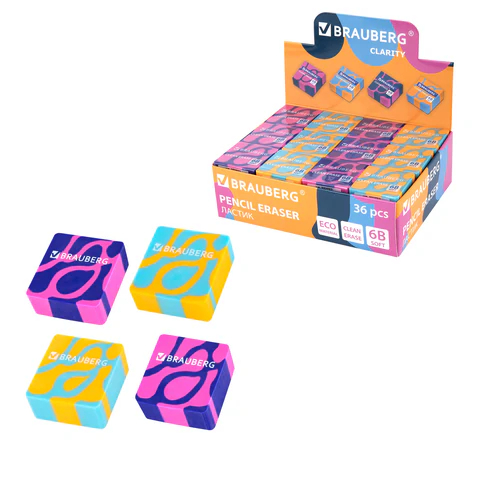 Ластик BRAUBERG ″CLARITY″ Ластик BRAUBERG ″CLARITY″