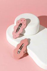 Набор заколок для волос «клик-клак» Феникс+, 2 шт., 5,5 см, розовый, подложка из мелованного картона + ПЭТ-пакет с европодвесом Набор заколок для волос «клик-клак» Феникс+, 2 шт., 5,5 см, розовый, подложка из мелованного картона + ПЭТ-пакет с европодвесом