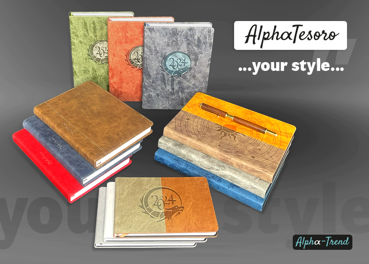 AlphaTesoro - Новый бренд ежедневников от Alpha-Trend AlphaTesoro - Новый бренд ежедневников от Alpha-Trend