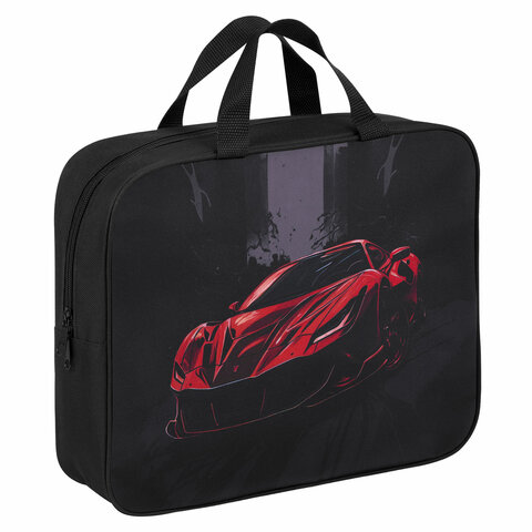 Папка на молнии с ручками BRAUBERG KIDS, ″Red car″ Папка на молнии с ручками BRAUBERG KIDS, ″Red car″