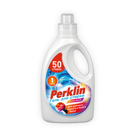 Гель для стирки PERKLIN SUPER COLOR, 1 литр Гель для стирки PERKLIN SUPER COLOR, 1 литр