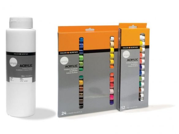 Simply Acrylic – бюджетные акриловые краски Simply Acrylic – бюджетные акриловые краски