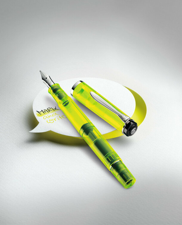 Pelikan  Classic 205 Duo Highlighter Neon Yellow