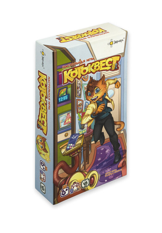 Настольная игра «Котоквест» от ТМ «Эврикус» Настольная игра «Котоквест» от ТМ «Эврикус»