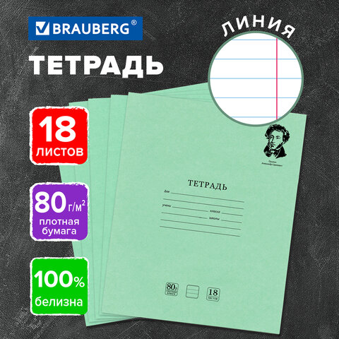 Тетрадь BRAUBERG ВЕЛИКИЕ ИМЕНА, линия Тетрадь BRAUBERG ВЕЛИКИЕ ИМЕНА, линия