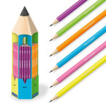 Чернографитовый карандаш Staedtler Wopex neon в дисплее! Чернографитовый карандаш Staedtler Wopex neon в дисплее!