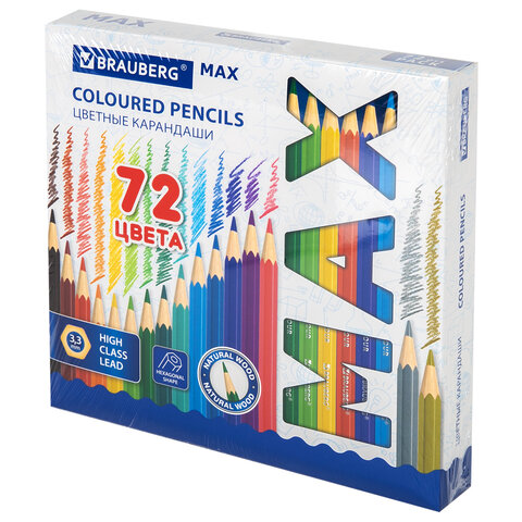 ��������� ������� ����������� BRAUBERG MAX, 72 �����