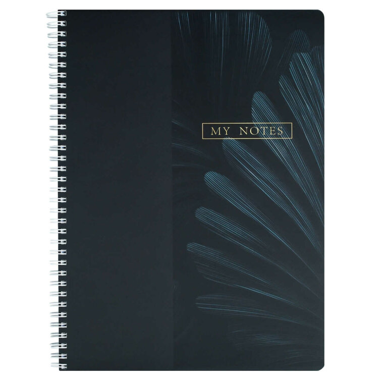 Тетрадь, 96 л. клетка, арт. 72641/ НУАРНЫЕ ЛИСТЬЯ/ А4 гребень по длинной стороне, мелованный картон 270 г/м², полноцветная печать, матовая ламинация Тетрадь, 96 л. клетка, арт. 72641/ НУАРНЫЕ ЛИСТЬЯ/ А4 гребень по длинной стороне, мелованный картон 270 г/м², полноцветная печать, матовая ламинация