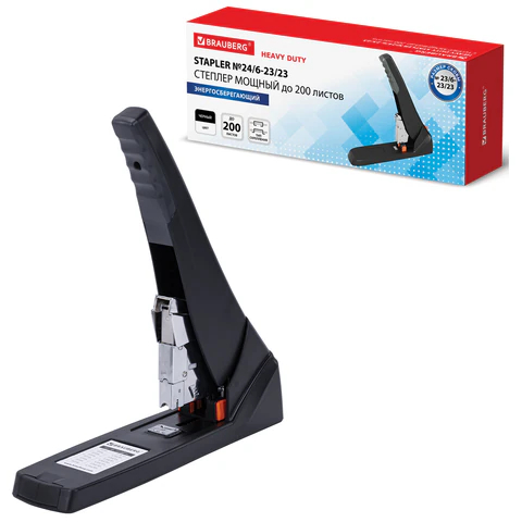 Степлер BRAUBERG ″Easy Press″, до 200 листов Степлер BRAUBERG ″Easy Press″, до 200 листов