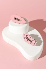 Набор заколок для волос «клик-клак» Феникс+, 2 шт., 5,5 см, розовый, подложка из мелованного картона + ПЭТ-пакет с европодвесом Набор заколок для волос «клик-клак» Феникс+, 2 шт., 5,5 см, розовый, подложка из мелованного картона + ПЭТ-пакет с европодвесом