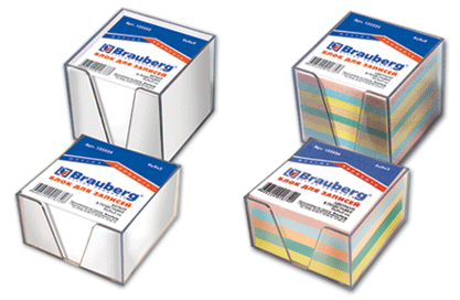 Новые блоки для записи «BRAUBERG» Новые блоки для записи «BRAUBERG»