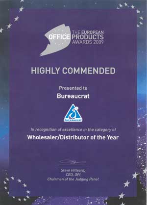 Февраль 2009 Компания «Бюрократ» - финалист ″The European Office Products Awards 2009″ Февраль 2009 Компания «Бюрократ» - финалист ″The European Office Products Awards 2009″