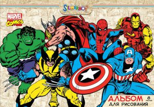 Герои Marvel Comics на бумажно-беловых изделиях Silwerhof