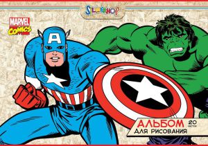 Герои Marvel Comics на бумажно-беловых изделиях Silwerhof