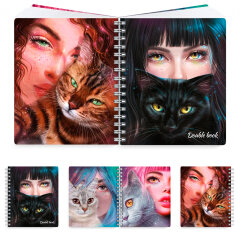 Тетрадь ″Double book″, А5, 96 л, ФЕНИКС+ Тетрадь ″Double book″, А5, 96 л, ФЕНИКС+