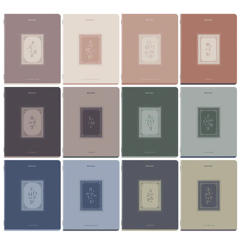 Тетради предметные BRAUBERG. ″Винтаж″, 12 предметов Тетради предметные BRAUBERG. ″Винтаж″, 12 предметов