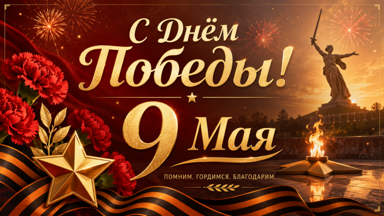 С Днём Победы! С Днём Победы!