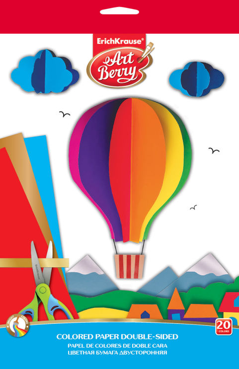 Двусторонняя цветная бумага ArtBerry® Двусторонняя цветная бумага ArtBerry®