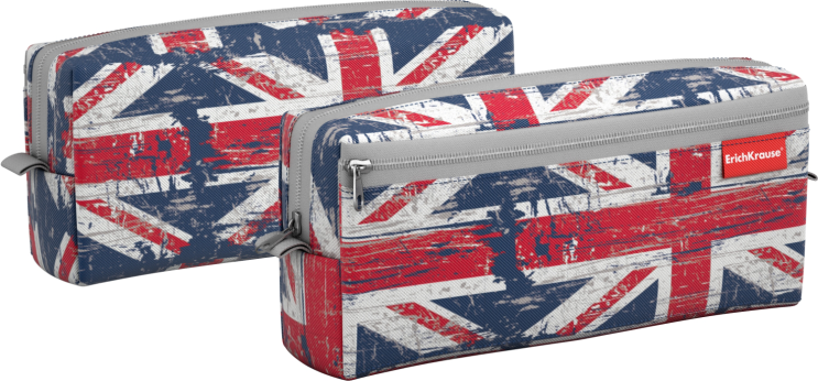 British flag - пенал квадро c двумя отделениями от Erich Krause British flag - пенал квадро c двумя отделениями от Erich Krause
