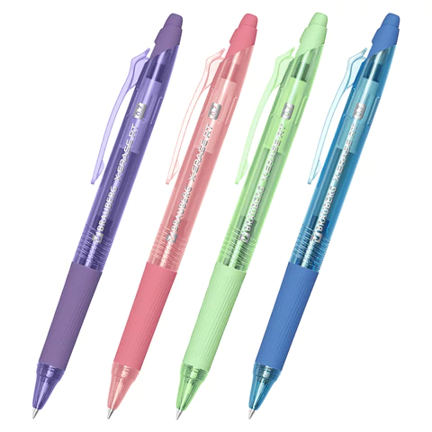Ручки гелевые стираемые автоматические BRAUBERG ″X-ERASE RT PASTEL COLOR″