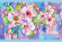 Альбом для рисования ″Весеннее цветение″: нежность лепестков и прозрачность акварели